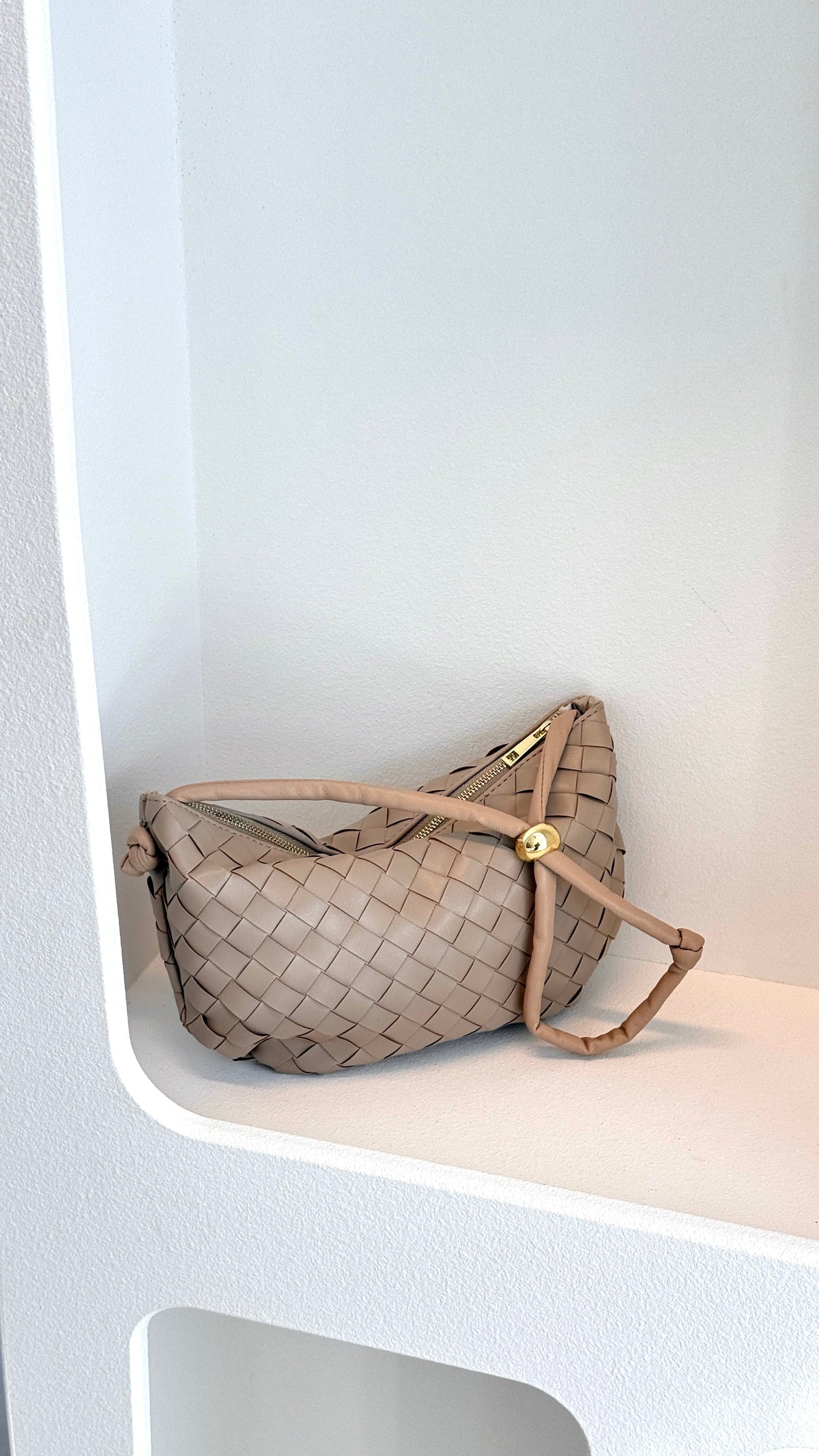 Kacey Handle Bag - Stone