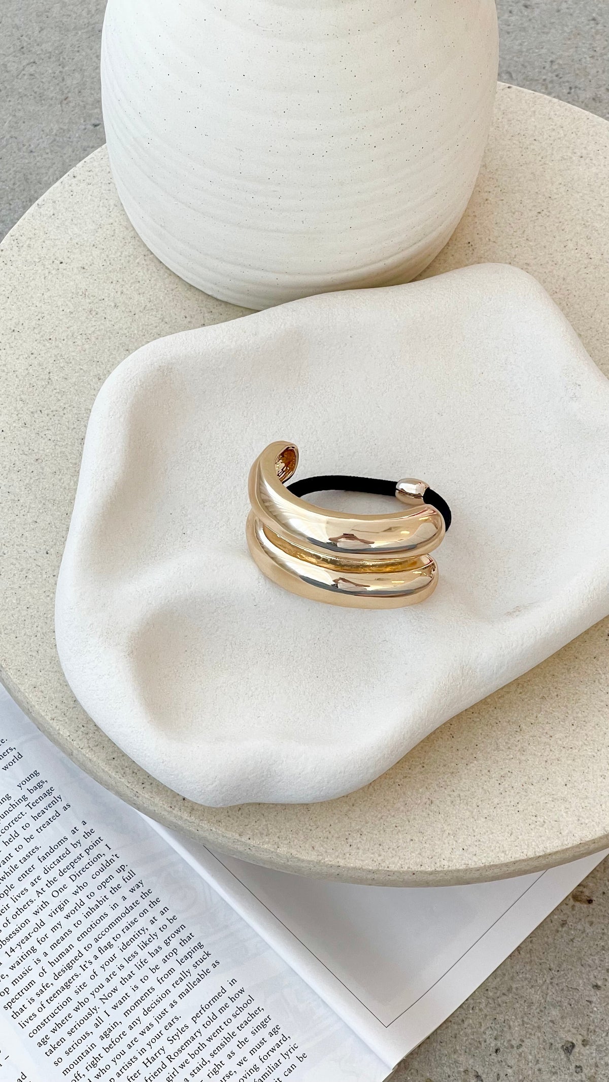 Saku Hair Tie - Gold