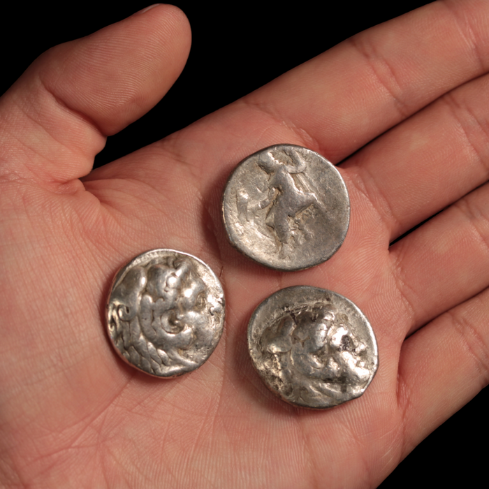 Alexander the Great, Silver Tetradrachm (15.95g, 26mm) - c. 336 to 167 BCE - Macedon/Greece - 8/30/23 Auction