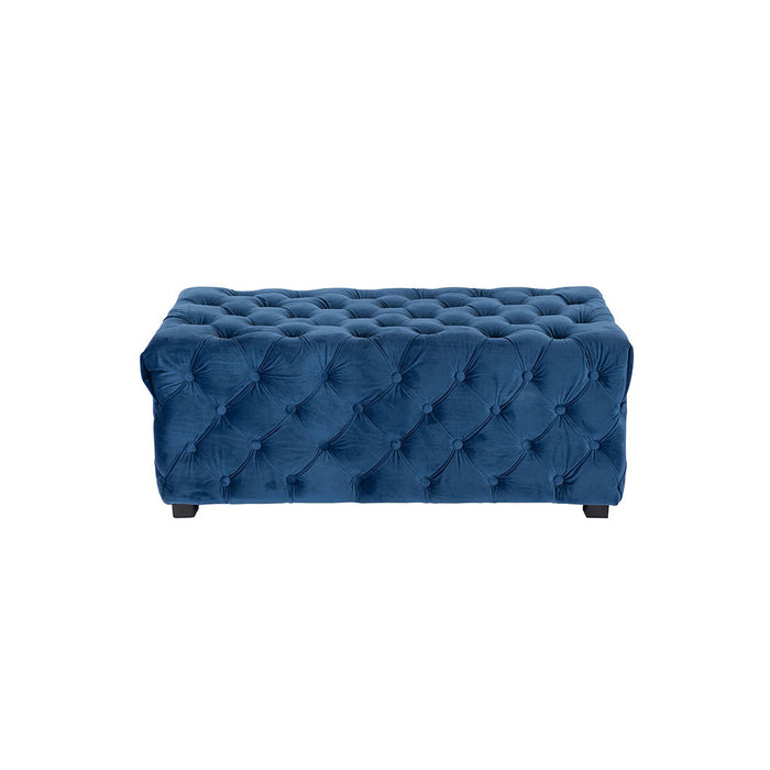 Carsley Sapphire Tufted Ottoman