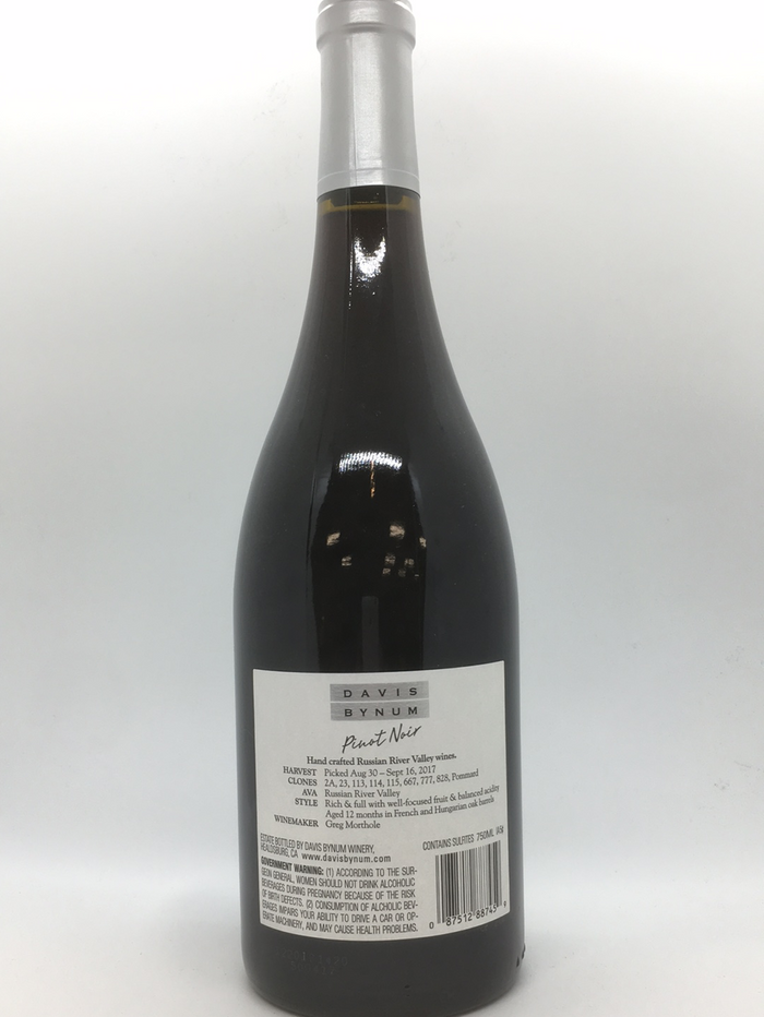 DAVIS BYNUM PINOT NOIR RUSSIAN RIVER