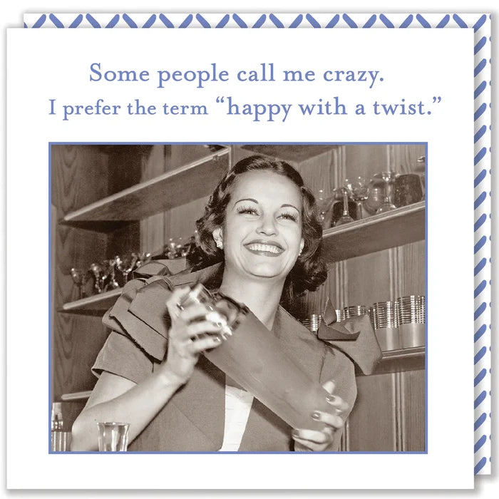Happy With A Twist Cocktail Napkins