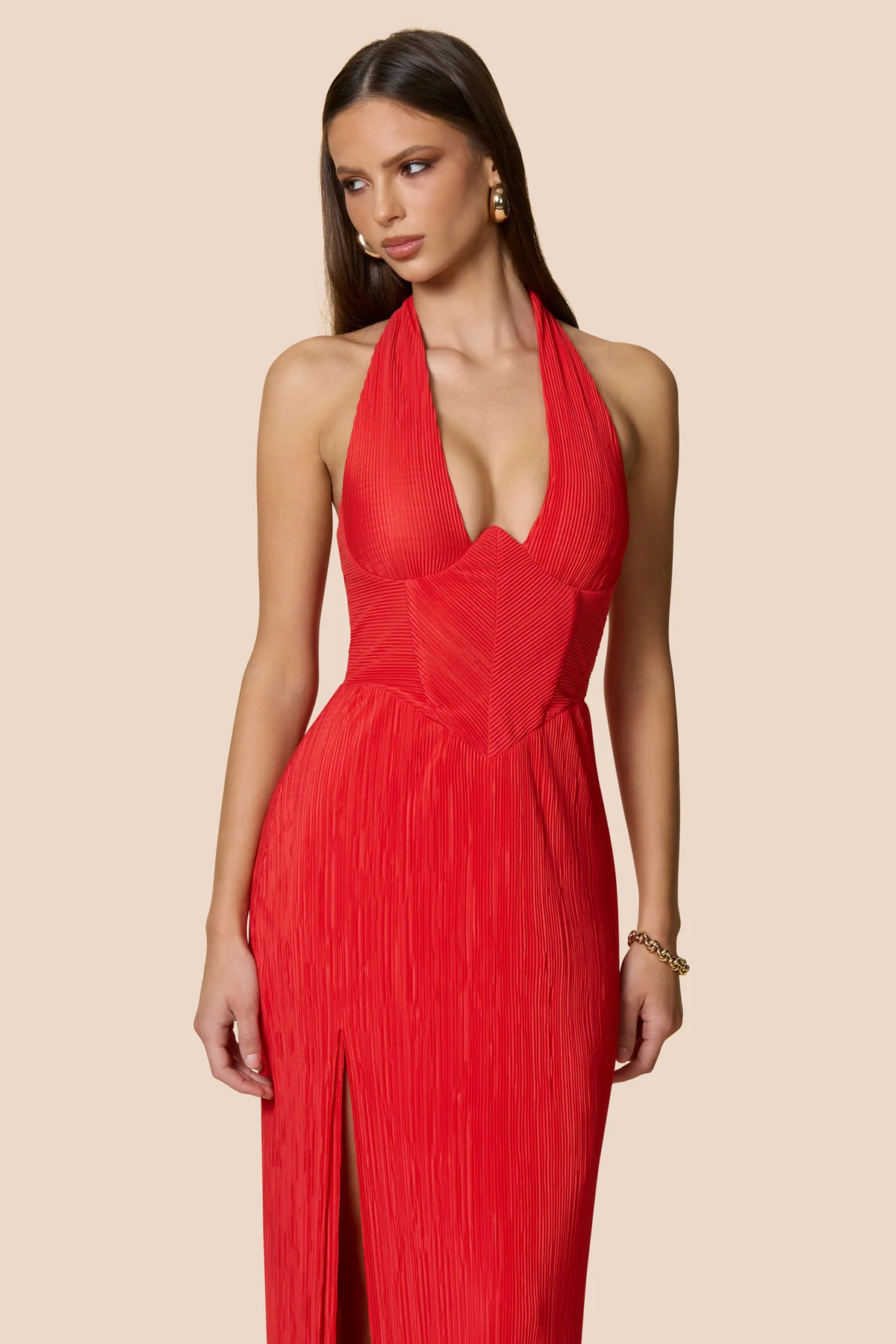 Nookie Belleza Gown - Cherry