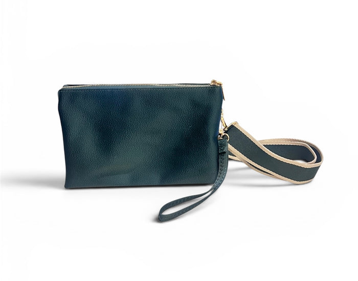 Izzy Crossbody w/ Guitar Strap Emerald