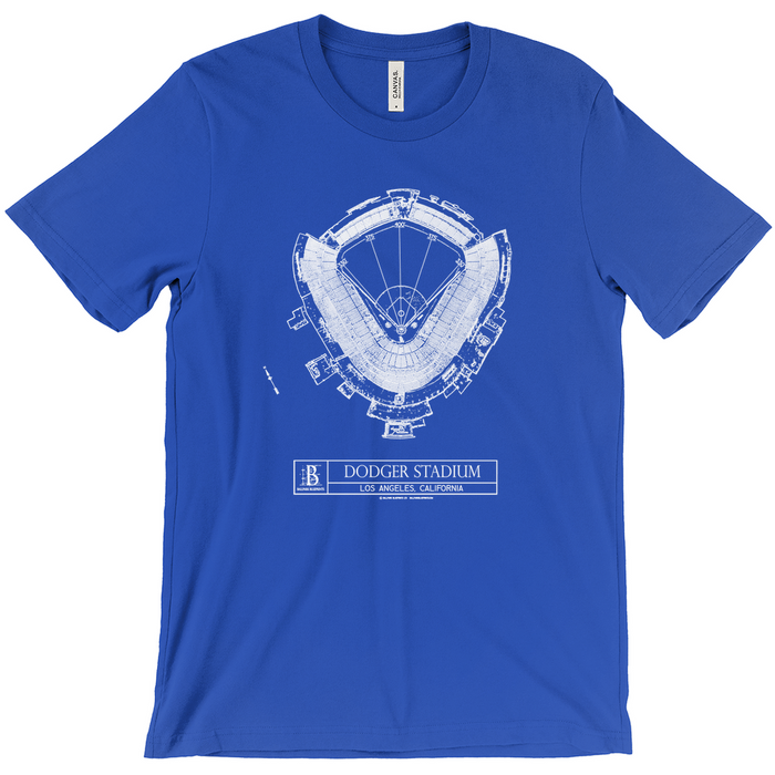 LA Dodgers - Dodger Stadium (Dodger Blue) Team Colors T-shirt