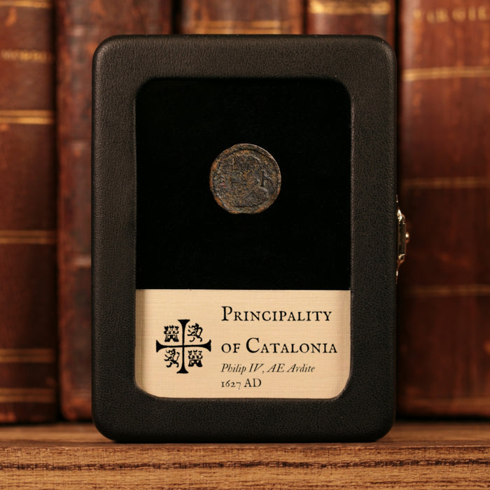 Principality of Catalonia, Philip IV, Copper Ardite - 1627 CE - Spanish States