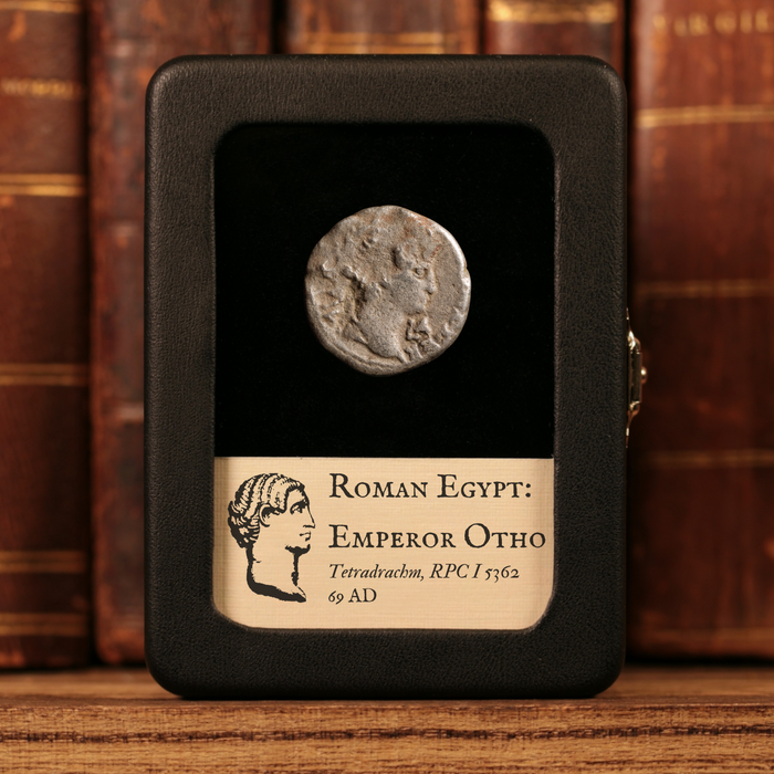 Roman Egypt, Emperor Otho (Rare Ruler), BI Tetradrachm, Roma (Goddess of Rome) - 69 CE - Roman Provinces