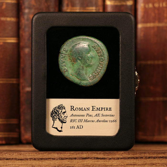 Rome, "Divus Antoninus Pius" (Under Marcus Aurelius), AE Sestertius, Funeral Pyre - 161 CE - Roman Empire