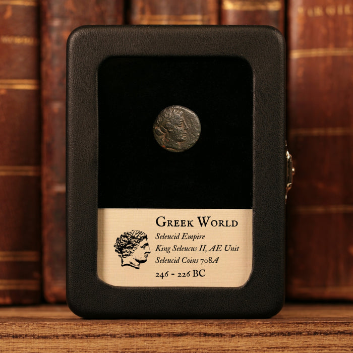 Seleucid Empire, King Seleucus II, AE Unit, Apollo (Major Greek God) - 246 to 226 BCE - Greek World