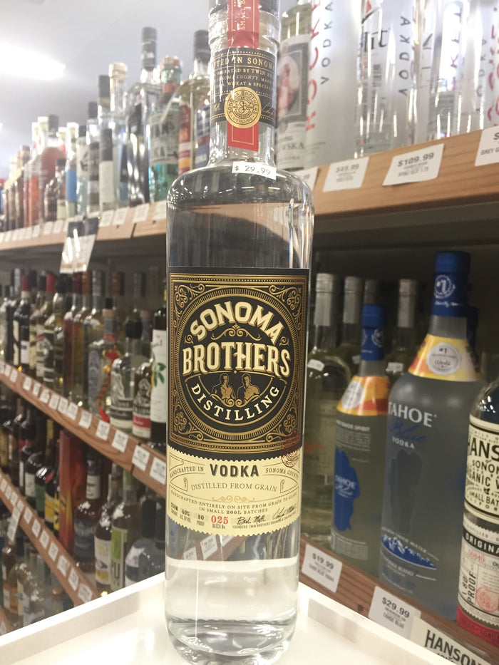 SONOMA BROTHERS VODKA