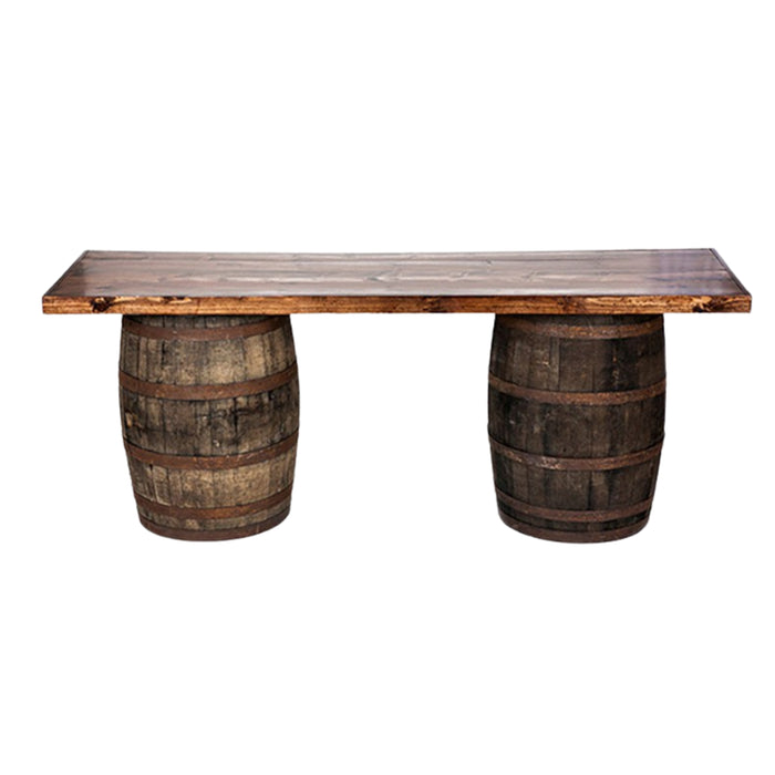 Whiskey Barrel Table