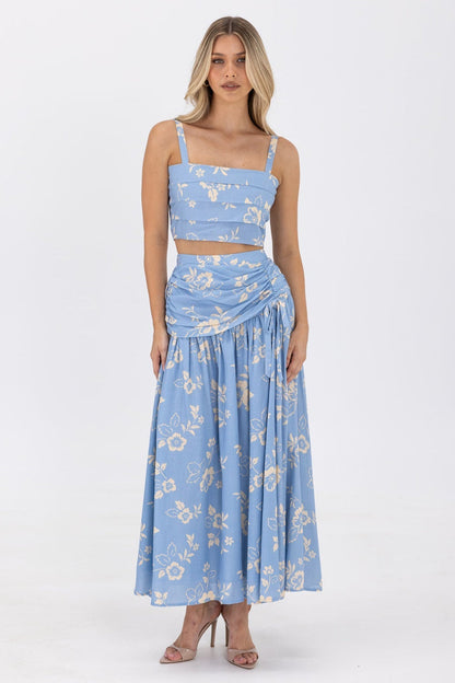 Ralene Set - Blue Flower