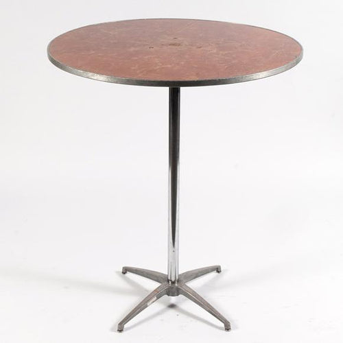 24" Round Highboy Table