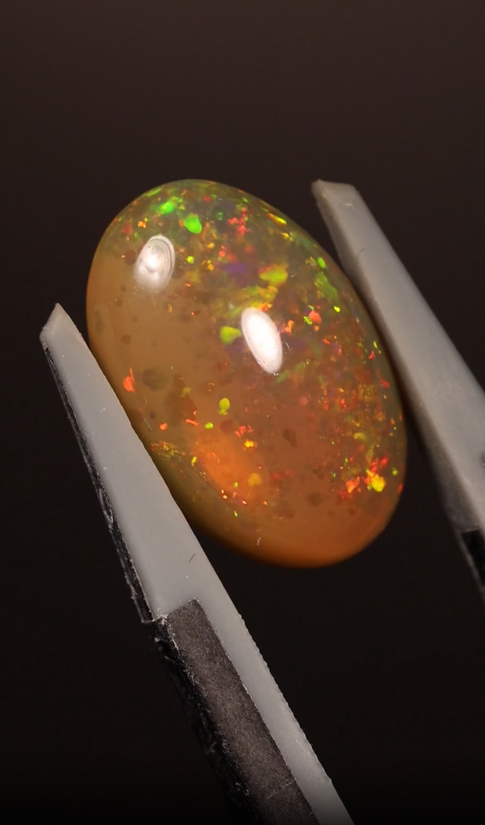 3.30ct Natural Ethiopian Oblong Cabochon