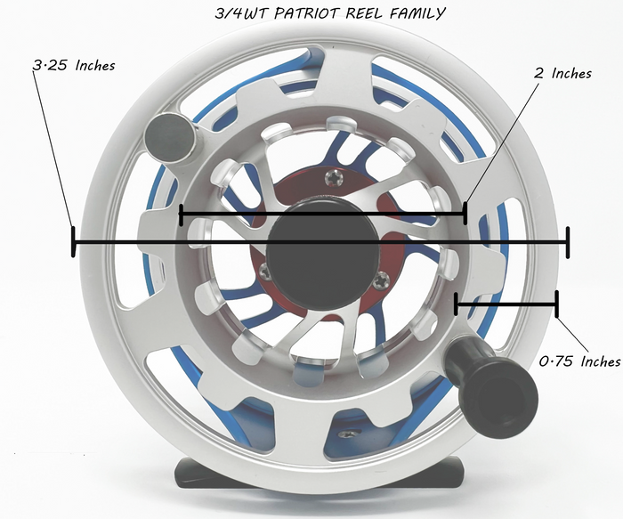 3/4wt - The Patriot Reel w/ Line