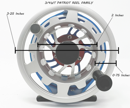 3/4wt - The Patriot Reel w/ Line
