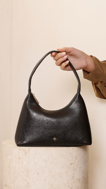 Sweetie Shoulder Bag - Black PU