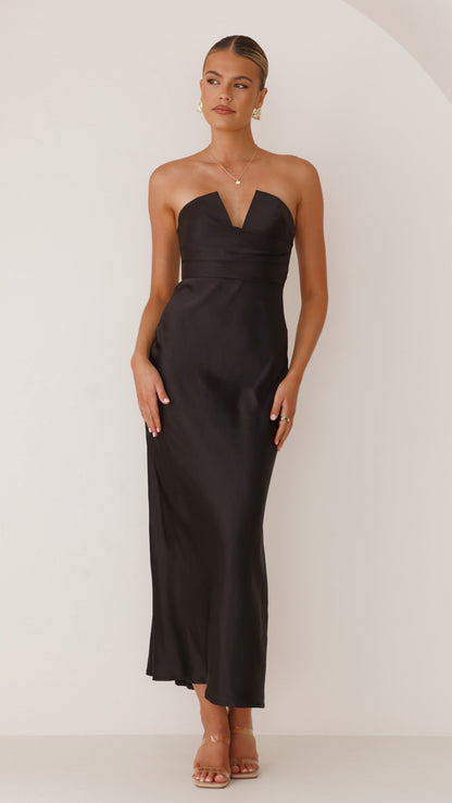 Valerie Maxi Dress - Black