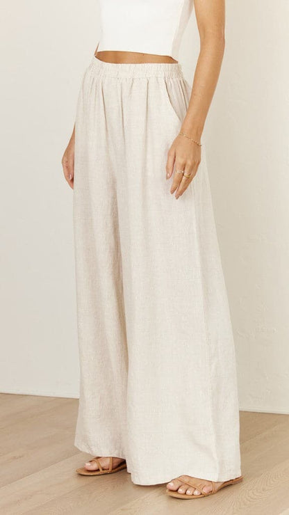 Oceana Pants - Natural