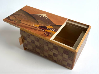4 Sun 7 Step Asinoko Japanese Puzzle Box