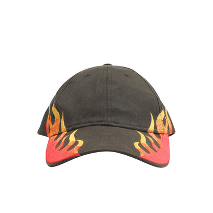 90S Flame Embroidered Cap