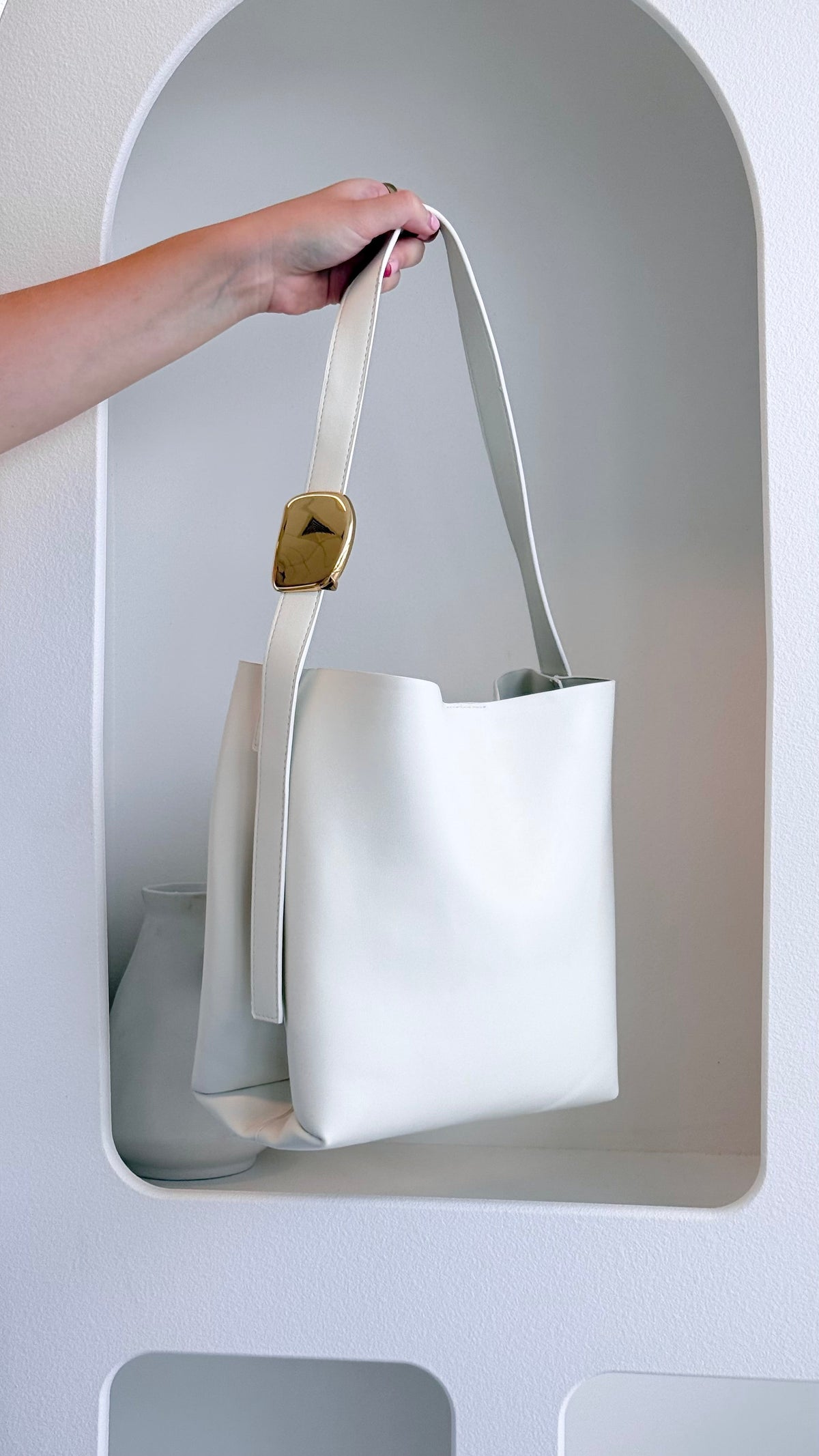 Francesca Shoulder Bag - White
