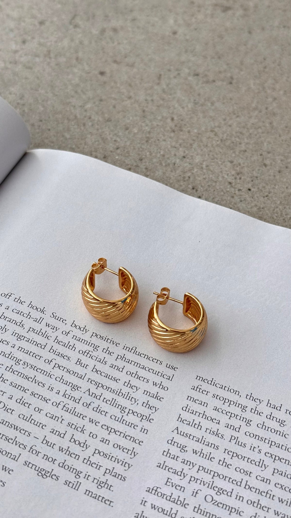 Ziggy Earrings - Gold