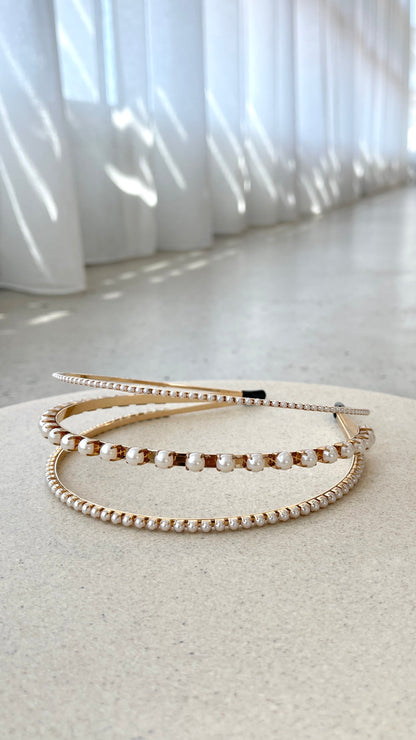 Tiana Headband - Gold