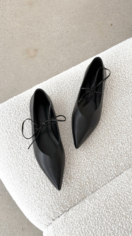 Haruna Ballet Flats - Black