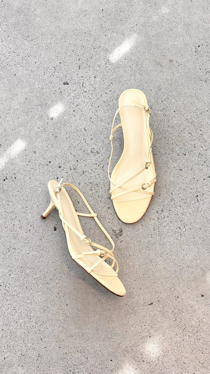 Flossie Heel - Yellow