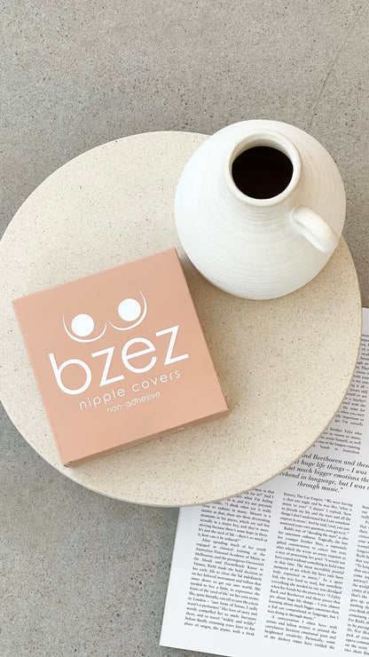 BZEZ Silicone Nipple Covers - Non adhesive - Bare