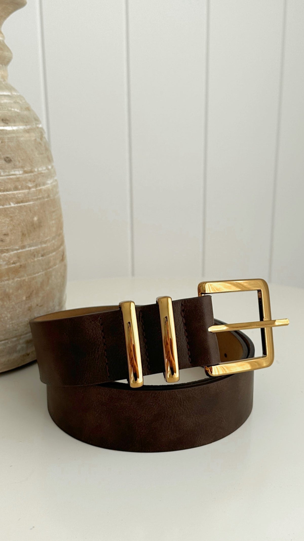 Jabilo Belt - Brown / Gold
