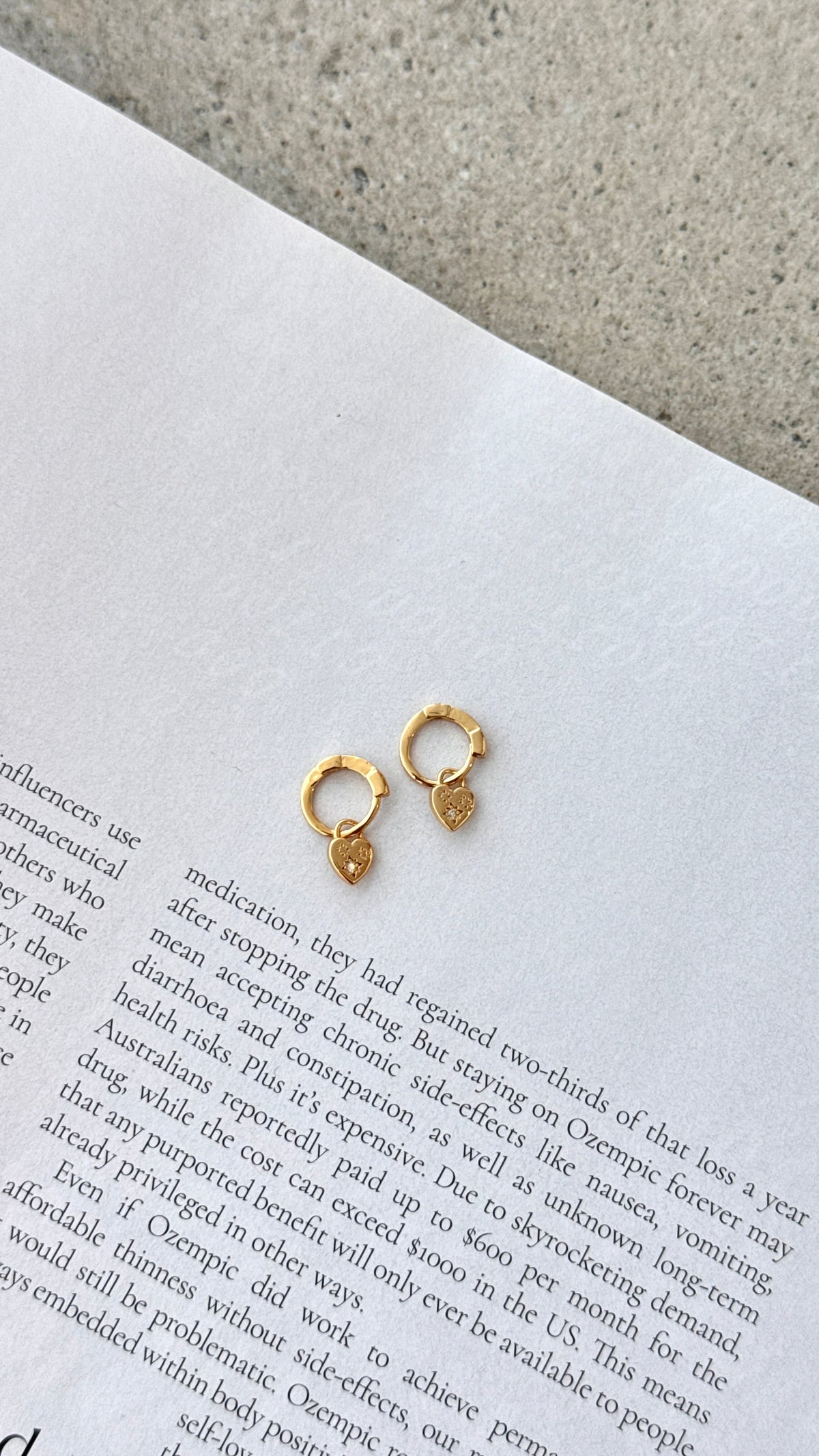 Luka Earrings - Gold