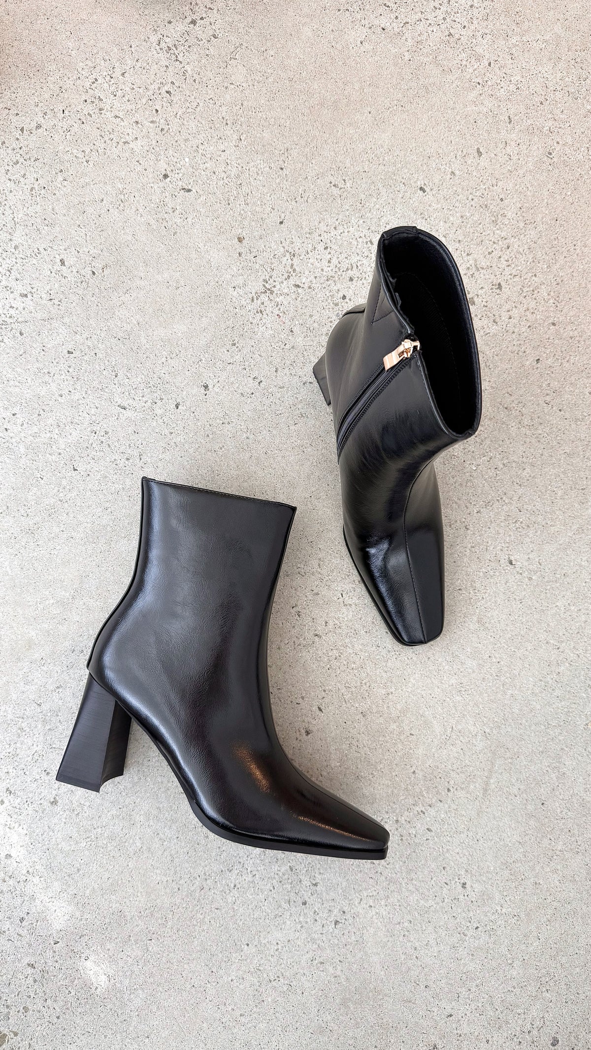 Wez Boots - Black Shine
