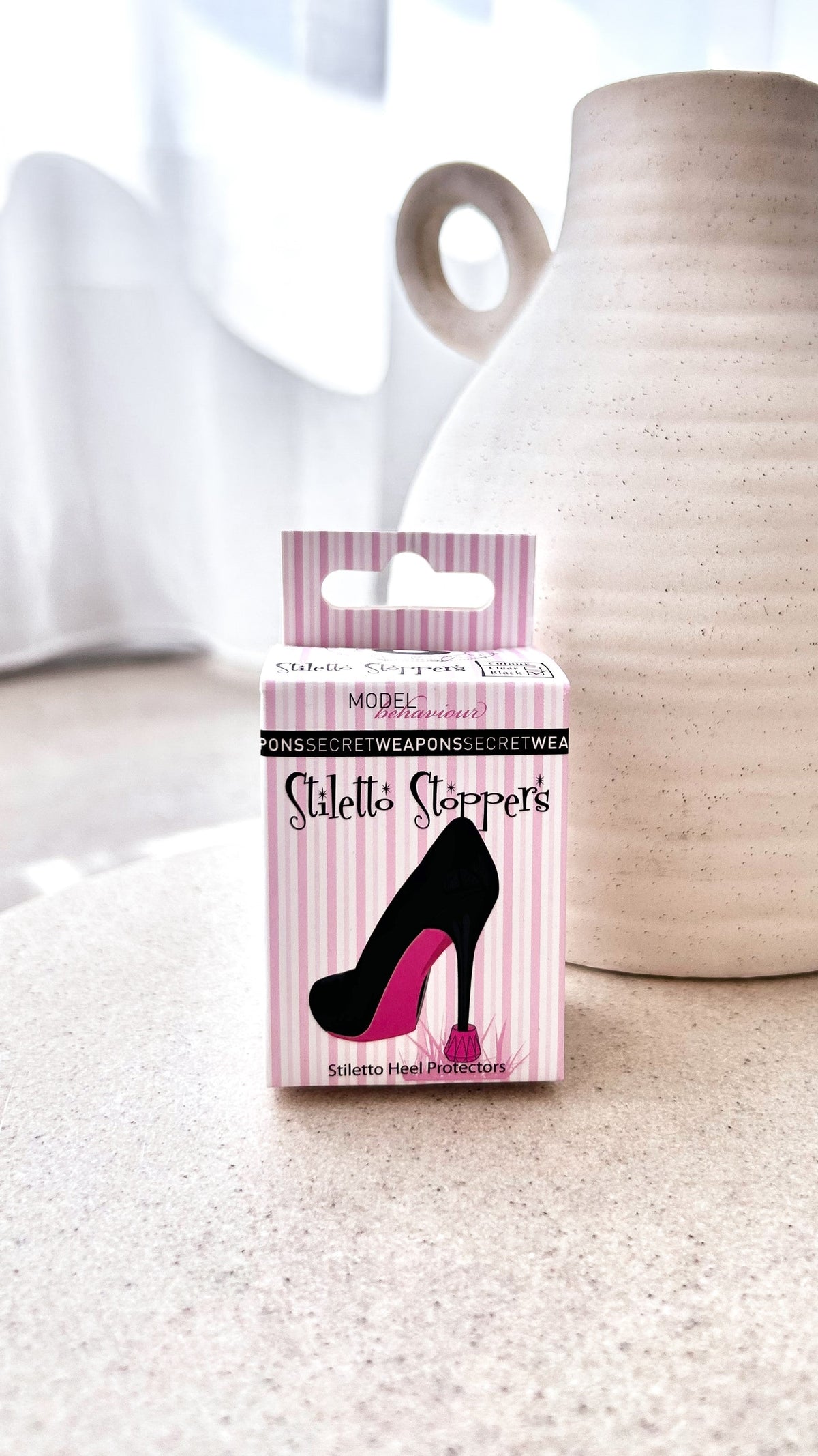 Stiletto Stoppers High Heel Protectors - Black