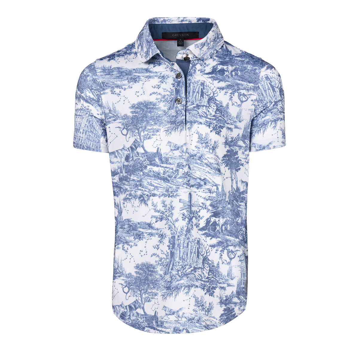 Girl's Scarlett Huntress Toile Polo