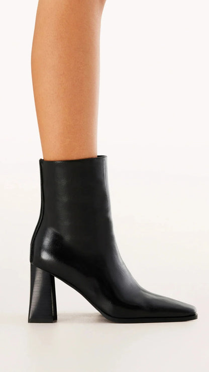 Wez Boots - Black Shine