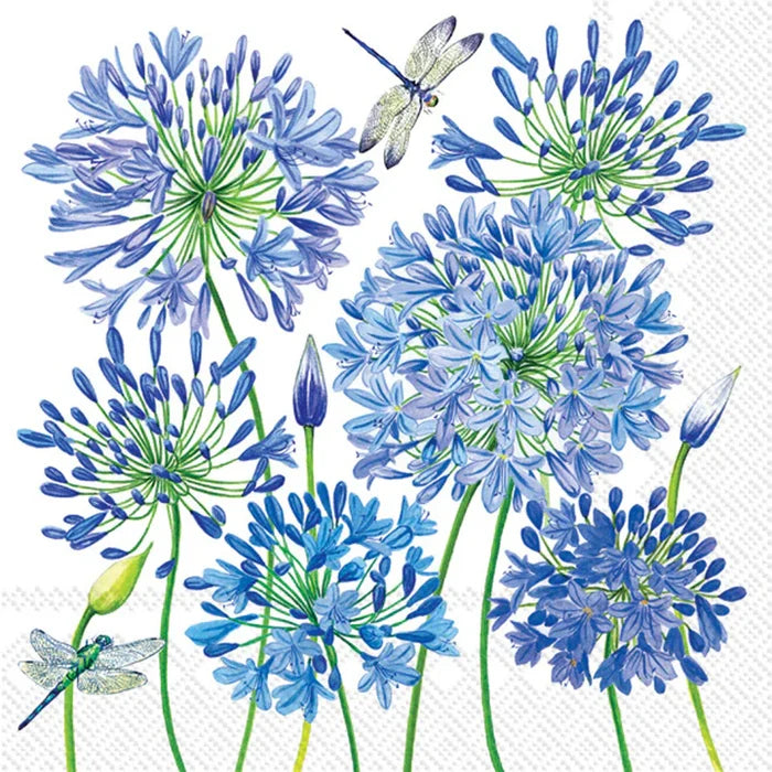 Agapanthus Cocktail Napkins