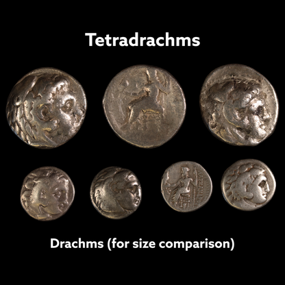 Alexander the Great, Silver Tetradrachm (15.95g, 26mm) - c. 336 to 167 BCE - Macedon/Greece - 8/30/23 Auction
