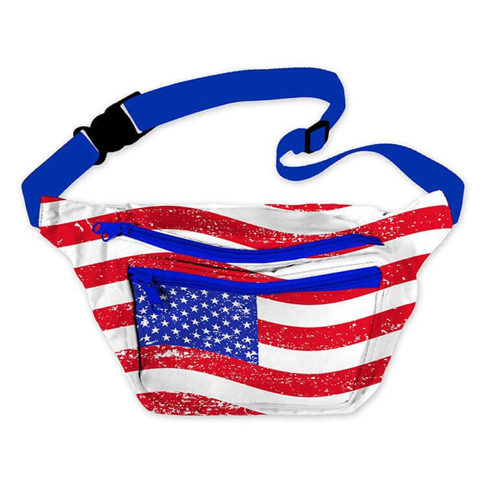 American Flag Fanny Pack - the flag shirt