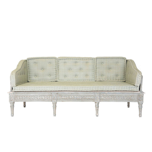 Babette Celery Linen Tufted Sofa