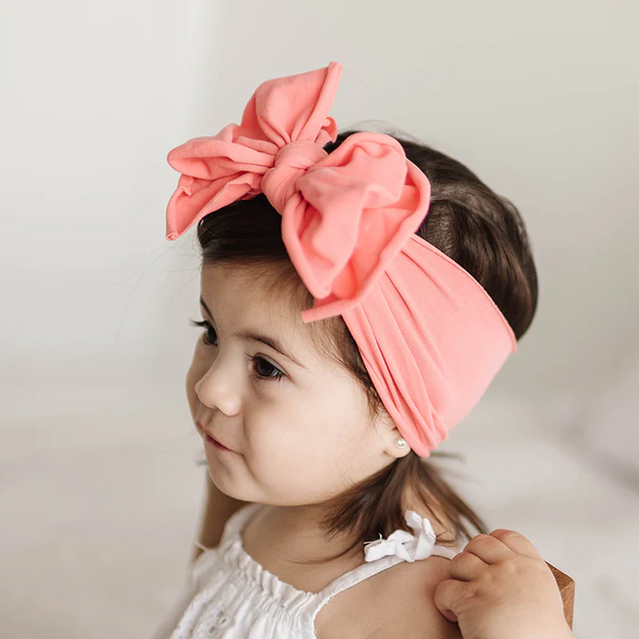 Baby Bling Bows | FAB-BOW-LOUS Headband ~ Coral Baby Baby Bling Bows