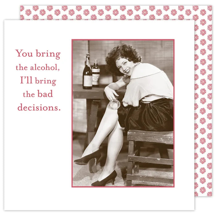 Bad Decisions Cocktail Napkins