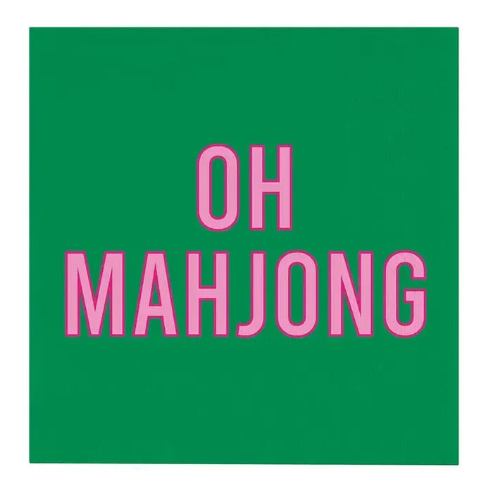 Beverage Napkins - Oh Mahjong - 20ct