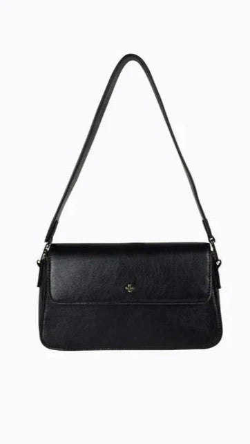 Jocelyn Shoulder Bag - Black PU