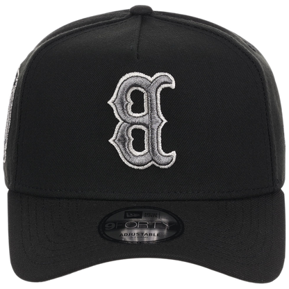 Boston Red Sox MLB Flipmode 2.0 Liquid Titanium New Era 9FORTY A-Frame (Black/Black/Gray)