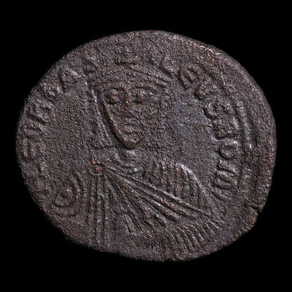 Byzantine Empire, Emperor Leo VI, AE Follis - 886 to 912 CE - Byzantine Empire