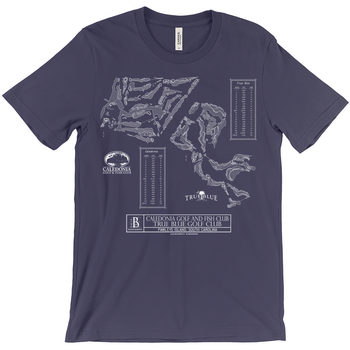 Caledonia/True Blue Golf Courses Unisex T-Shirt