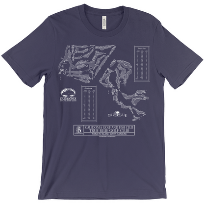 Caledonia/True Blue Golf Courses Unisex T-Shirt