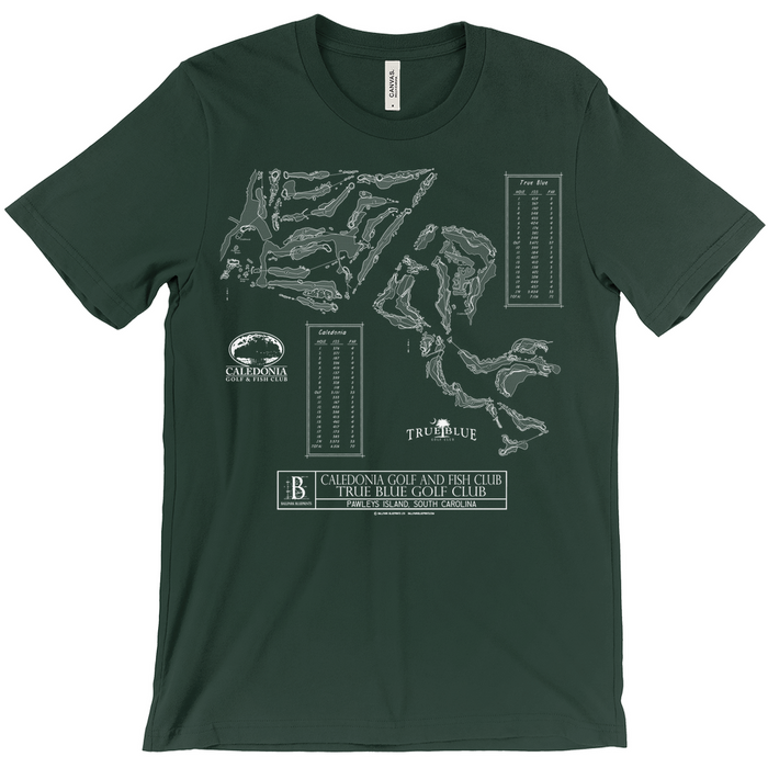 Caledonia/True Blue Golf Courses Unisex T-Shirt